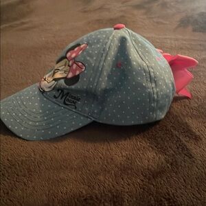 Disney Minnie Mouse Blue Polka Dot Cap Toddler